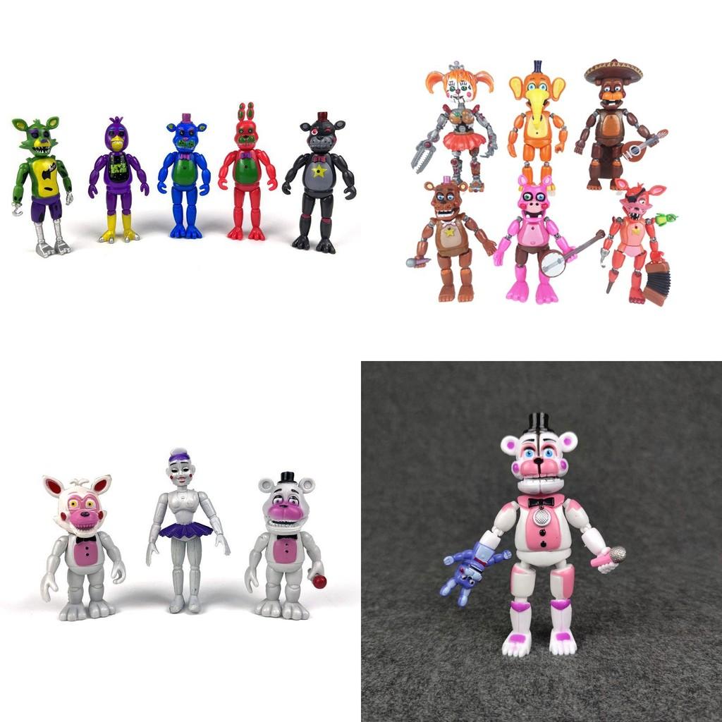 Çevre Dostu Plastik Fnaf Aksiyon Figürü Oyuncak Çocuklar İçin En İyi Oyun Arkadaşları