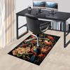 1pc bird flowers Carpet Anti Slip Polyester Floor Mat for office.Bedroom