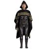 Adam Black Cosplay Costume Hooded Cloak Jumpsuit Set Halloween Adult Kids Mens