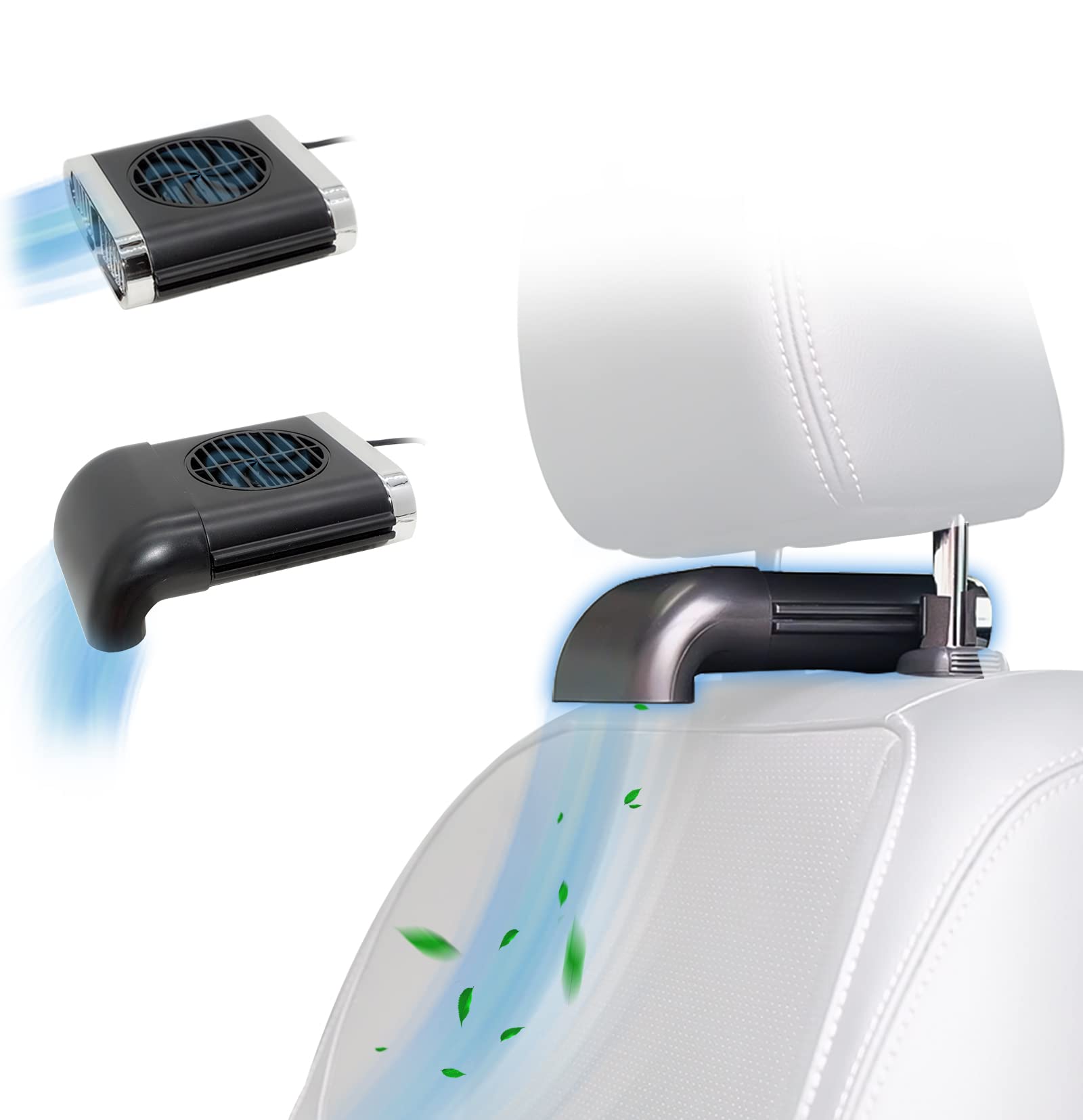 

ZenCT CT121 Car Fan, Car Seat Fan, Car Seat Fan, USB Fan, Anti-stuffy, Headrest