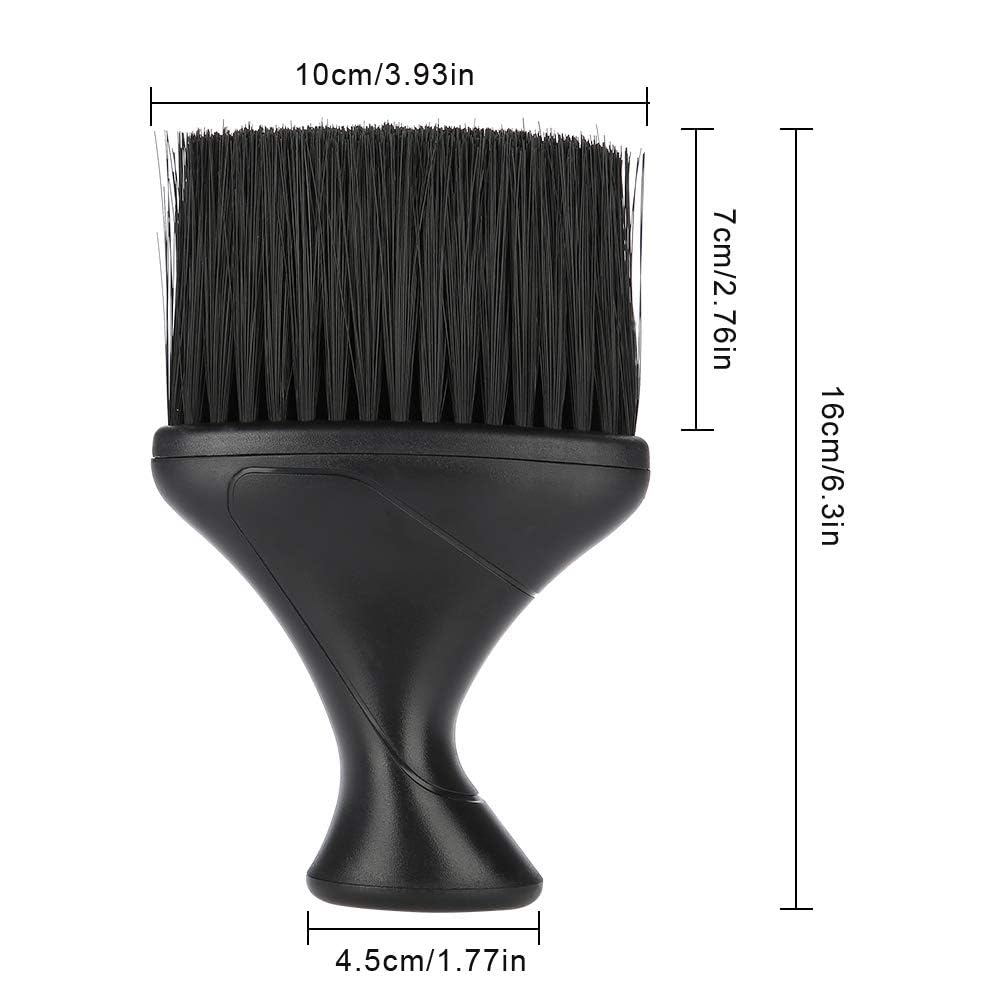 Portable Hairstyling Brush - Soft Neck Duster for Hair Cutting, Face Cleaning and Styling