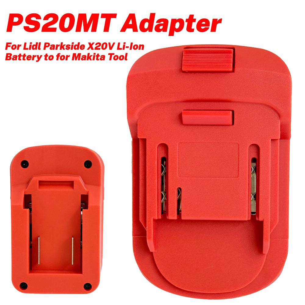 Adapter Converter for Dewalt/Milwaukee/Bosch/Einhell 18V Li-ion battery,for Parkside X11V Battery,Use for Makita 18V Li-ion Tool