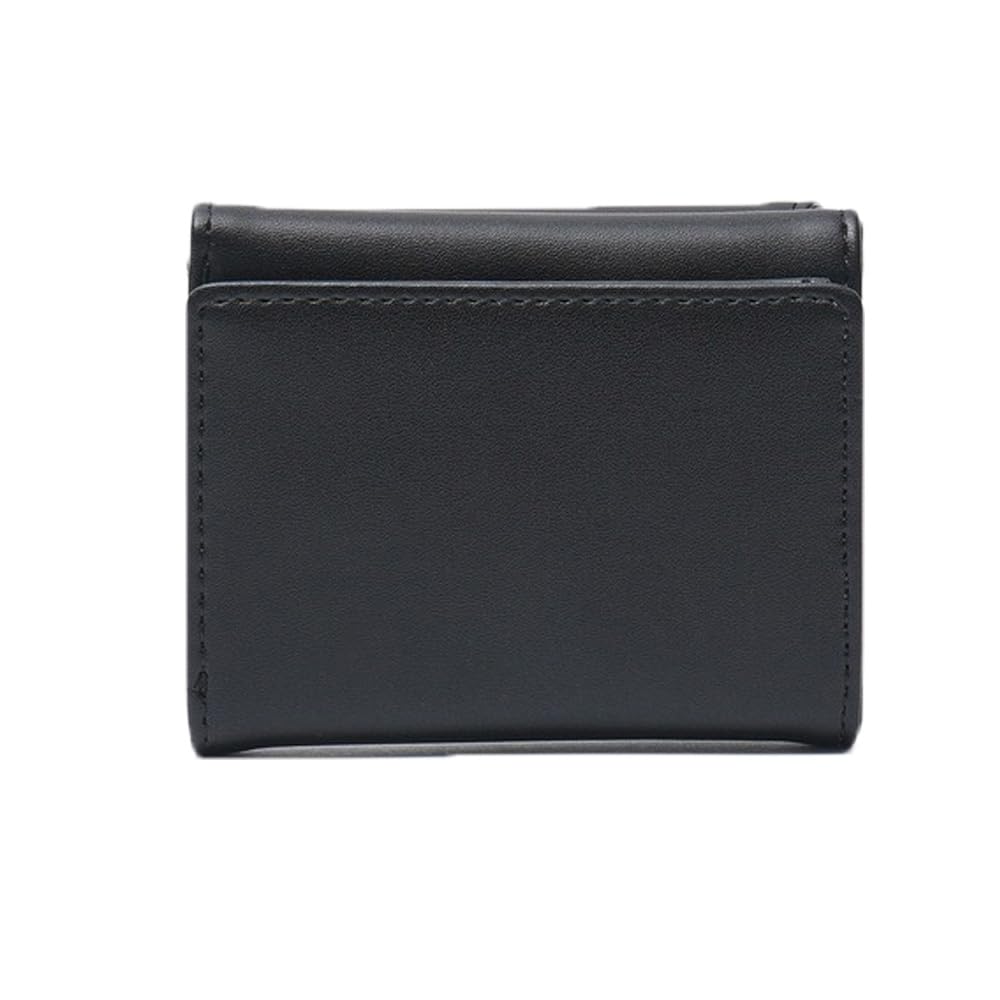 X-girl Mills Logo Faux Leather Mini Wallet (105253054012) Black, One Size