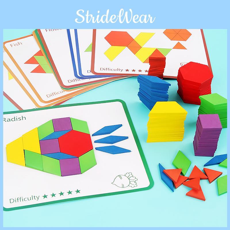 Wooden Shape Puzzle Educational Toy For Kids With Color Matching For Early Learning Development