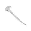 For Wuli&baby Party Office Ginkgo Leaf Brooches Elegant Metal 2-color Minimalist Plants Pins For Women Unisex Gifts