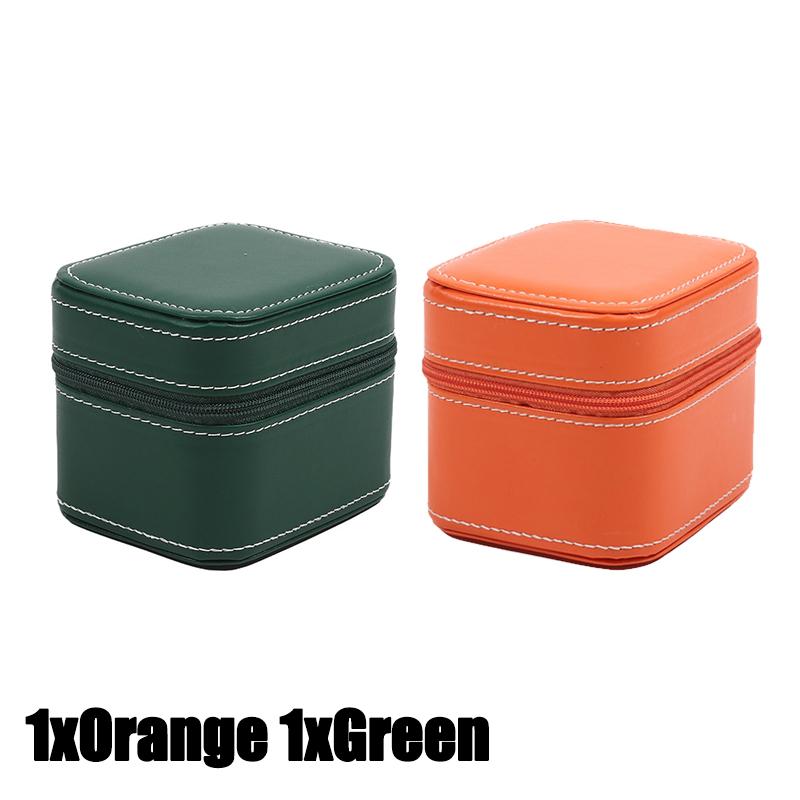 1/2Pcs Single Watch Case PU Leather Watch Travel Case With Removable Cushion Jewelry Storage Case Organizer Portable Watch Box