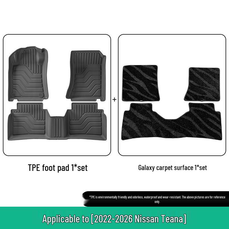 2022-2026 Nissan Altima Dirt-Resistant TPE Floor and Trunk Mats