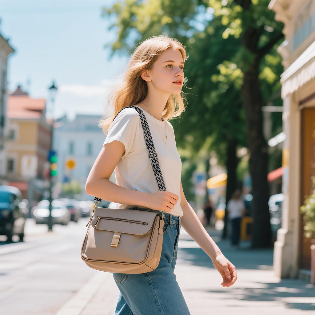 Bag Straps, Single And Double Shoulder Crossbody Straps, Woven Canvas Adjustable Backpack Accessories, Cross-border Ethnic Style.