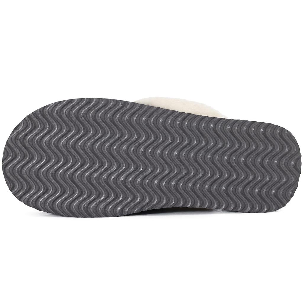 Fashion Shevalues Winter Fuzzy Women Slippers Fashion Fur Slippers Soft Thick Sole House Slippers Outdoor Anti-Slip Fluffy Furry Slipper