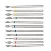 11Pcs Nail Drill Bit Emery Professionsal Exfoliating Polishing Burr Manicure Tools