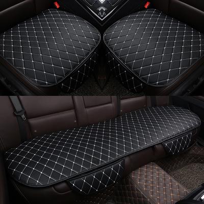 Universal Car Seat Covers Pu Leather Seat Cover Auto Interior Accessories Mat Protector Car Leather Support Pad Car Seat Covers