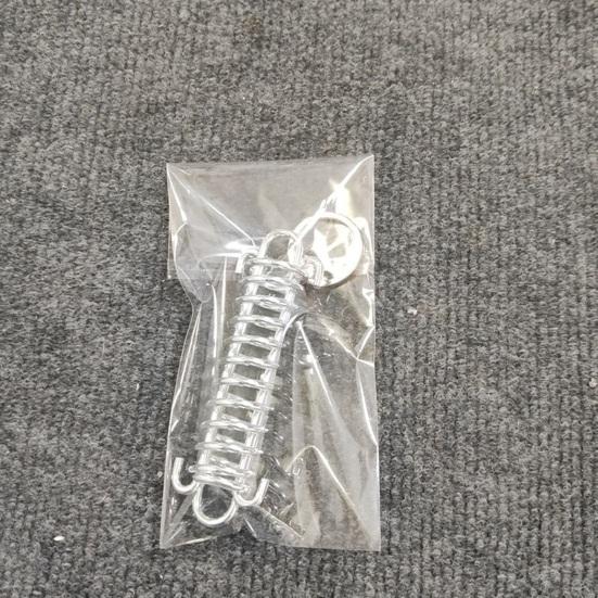 Dog Leash Shock Absorbing Spring Buckle Heavy Duty Steel Tent Fixed Spring Buckle Self-Adjusting Spring Hook Structure Tightener