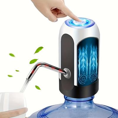 Electric Water Bottle Pump - Automatic, USB Rechargeable,Drinking Water Dispenser for Universal 3-5 Gallon Bottles,for Camping,Outdoor Home