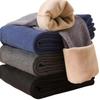 Men's and Women's Camel Hair Thermal Pants with Velvet Lining