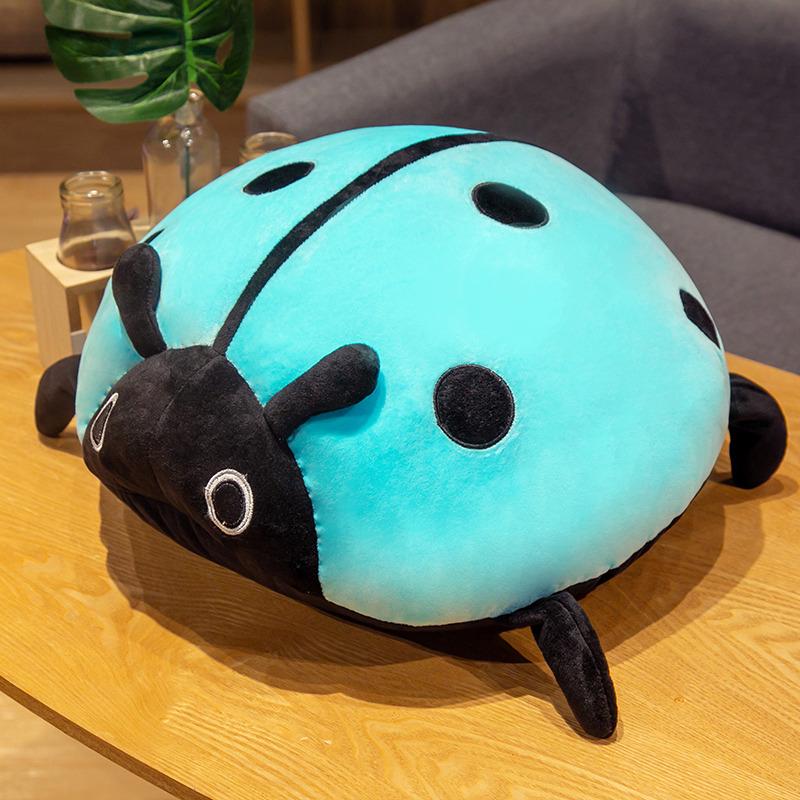 40-80cm Cute Colorful Ladybug Plush Toy Soft Ladybird Insect Doll Pillow Cushion Girl Birthday Gift