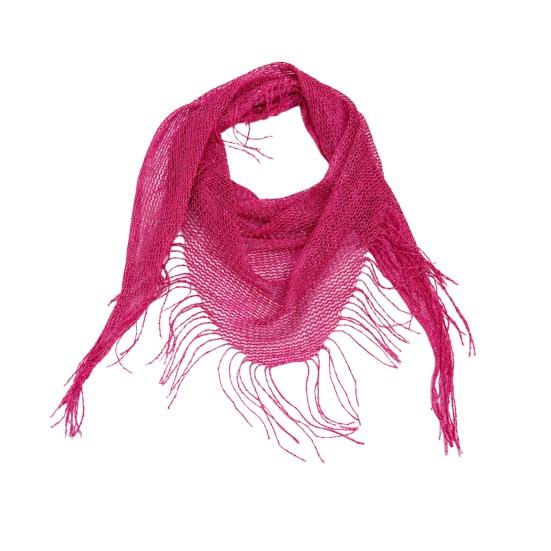 Hip Hop Headscarf Multi-Use Turban Triangle Scarf with Tassel Design Glossy