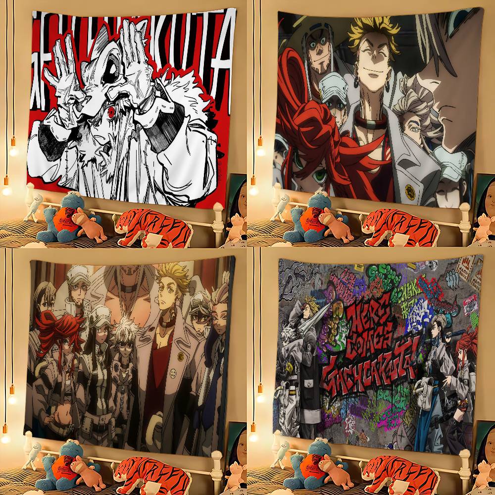 Japan Anime Gachiakuta Anime Hangend Boheems Wandkleed Boheemse Wandtapijten Mandala Kawaii Kamerdecoratie