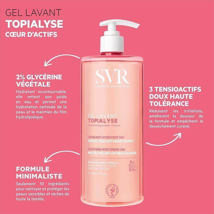 SVR Topialyse Gel Lavant - 400ml