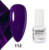 GELPOLISH Nail Art Set: Base, Top Coat, Transparent & White Gel Polishes