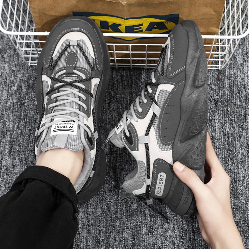 Herren-Sneakers, stilvoll, vielseitig, bequem, lässig, leicht, atmungsaktiv, mehrfarbig, Plateauschuhe, Zapatos Para Hombres