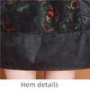 Autumn Winter Women's Sweater Dress Knitted Patchwork PU Leather A-Line Dress Plus Size Knitted Dress