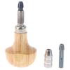 Morsa per spilli da gioielliere, morsa con manico in legno, kit trapano per avvolgimento filo