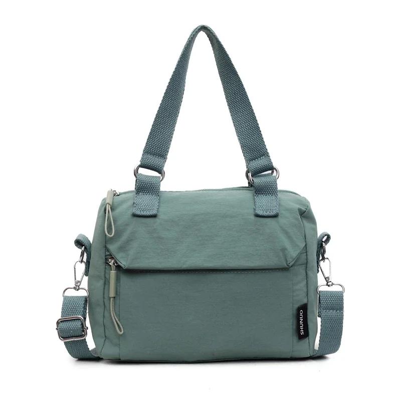 Solid Color Nyl Casual Crossbody Bag Large Capacity Persality Handbags 2026 Hot Trendy Designer Style Women's Shoulder Bags