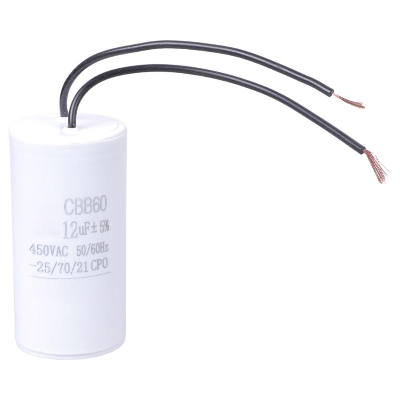 Condensatori de pornire CBB60 450VAC Condensatori de funcționare a motorului Condensatori de funcționare a motorului pentru motoare și pompe