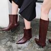 Sexy Pointed Toe High Heels High Boots Women Ankle Boots Dress Party Shoes Designer Brand New Winter Chelsea Pumps Mujer