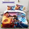 Cartoon Pattern Bedding Quilt Set Quilt Cover Pillowcase Home Decoration Birthday Gift (1 * Duvet Cover + 2 * Pillowcase, Without Core)