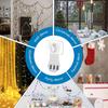 Ouligay 42PCS Mini Light Clips Clear Adhesive Light Hooks for Indoor String Lights Damage Free Acrylic Cable Clips for Wires on Wall Patio Porch