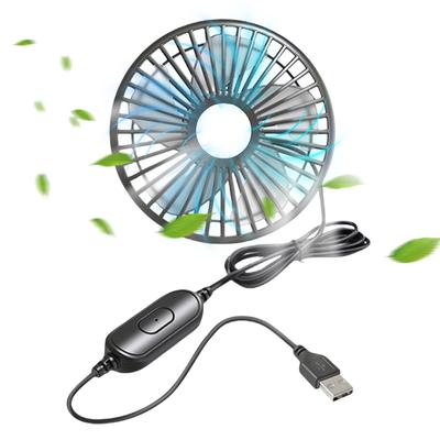 Car Fan 3 Speeds Adjustable Auto Flexible Cooling Fan 360 Degree Rotating Hose Air Circulation Fan Cooler for SUV Truck
