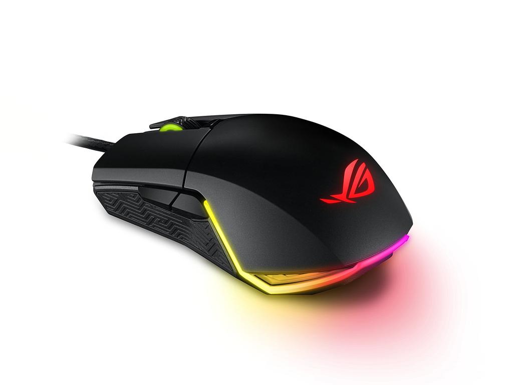 ASUS ROG Pugio Truly Ambidextrous Optical Gaming Mouse with Configurable Side Buttons