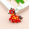 5/10Pcs 2026 Year of Horse Keychain Auspicious Cultural Design Chinese Zodiac Lucky Charms Backpack Pendant
