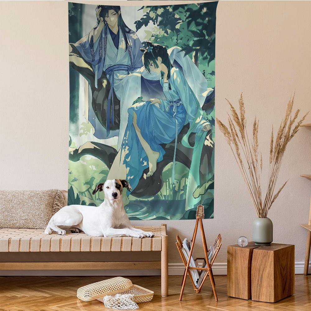 Diarios de la boticaria Anime Impreso Tapiz de Pared Grande Colgante Tarot Alfombras de Pared Hippies Decoración para Dormitorio Hogar