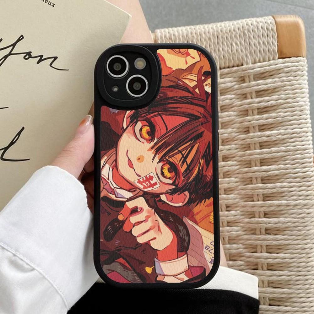 T-Toilet-bound H-Hanako-kun Phone Case Hard Leather For IPhone 16 15 14 13 12 Mini 11 14 Pro Max Xs X Xr 7 8 Plus Fundas