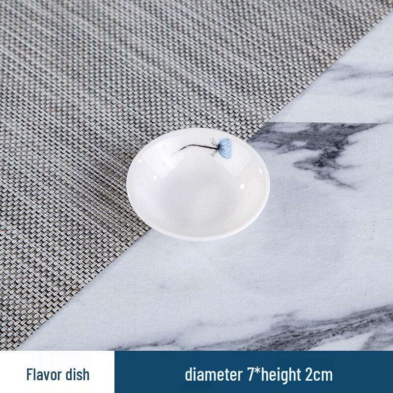 Diruien Ink Lotus Ceramic Tableware Collection