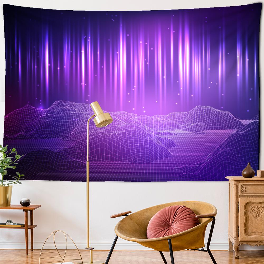 Science Fiction Oil Painting Tapestry Wall Hanging Bohemian Cartoon Hippie Psychedelic Carpet Art Room Home Decor