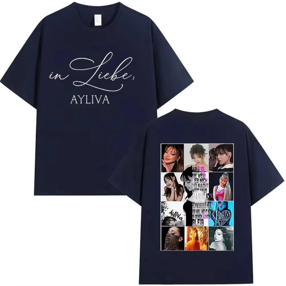 Die Ayliva Album Tour 2026 Graphic TShirt Unisex Womens Vintage Fashion Pure Cotton TShirts Summer Casual Clothing T Shirt