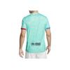 Nike Solid Color Geometric Pattern Fitted Short Sleeve Soccer Jersey Men Tops Royal-Blue DX9820-487