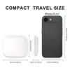2X Magnifying Compact Vanity Makeup Mirror with Lights Travel Mini Folding Portable Handheld Pocket LED Cosmetic Mirror for Gift