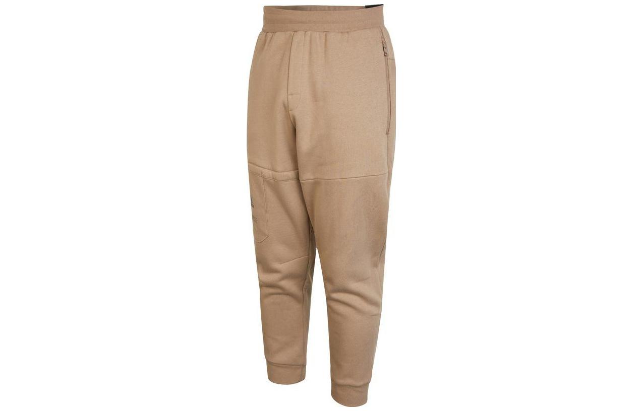Adidas Knitted Sweatpants Men s Khaki Moderate Cuffed Pants HN9026 L