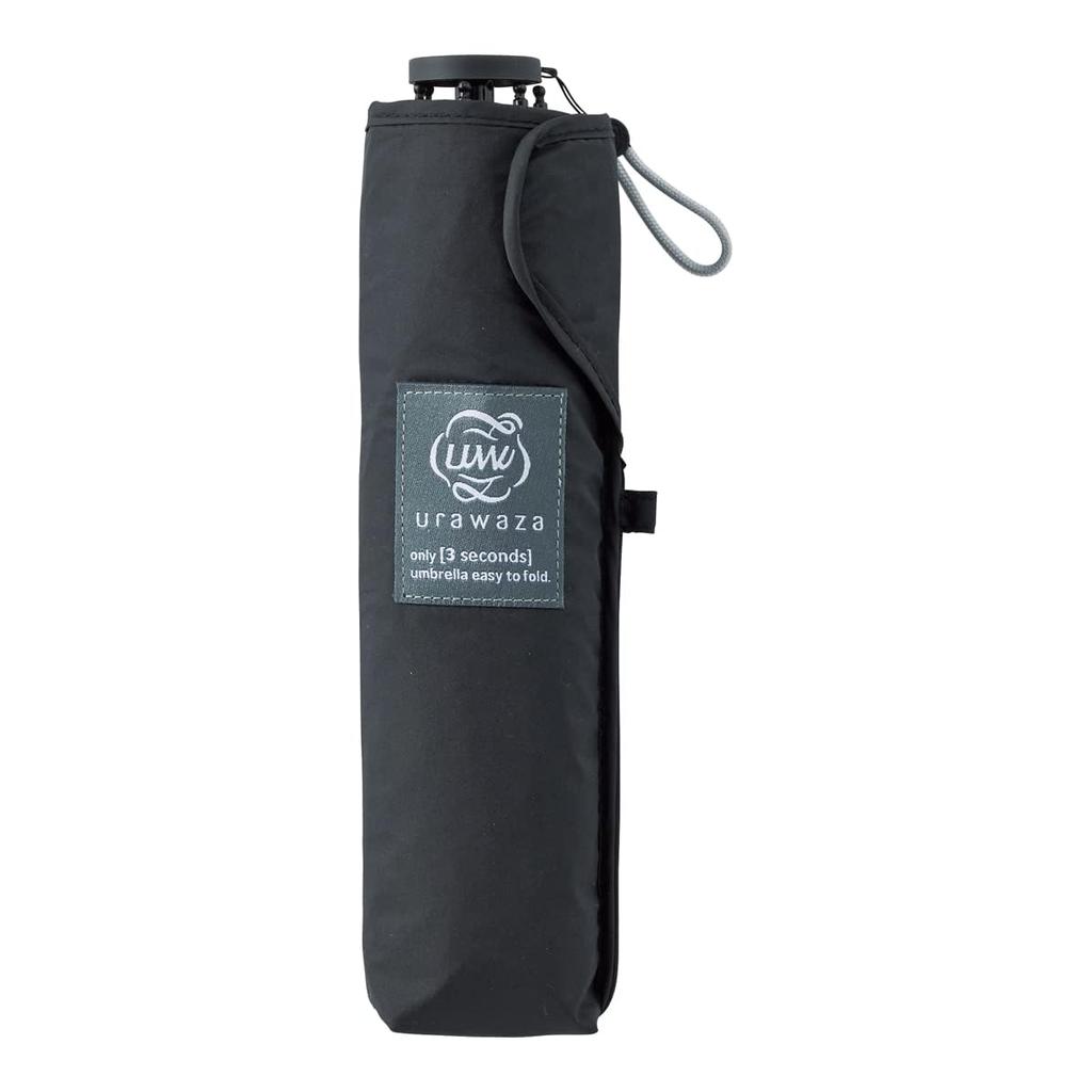 urawaza slim Folding Umbrella Folds in 3 Seconds Manual Opening Urawaza Slim Shape Memory Stable Shape Plain Easy Opening and Closing Lightweight