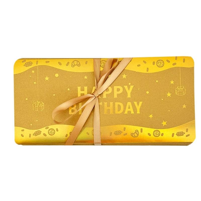 Foldable Money Envelope Sound And Light Greeting Card with 20 Compartments For Cash Present Holiday Celebration