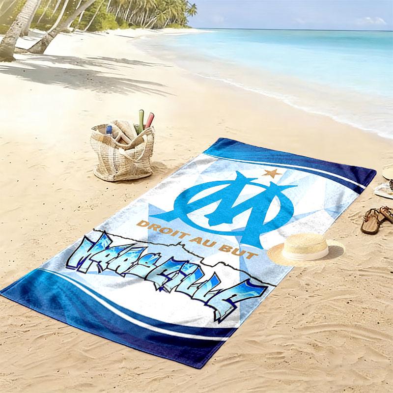 l'OM Logo Print Beach Towel, Large Soft Quick Dry Towel for Beach Camping Swimming