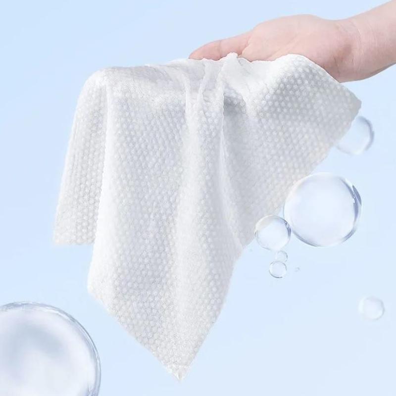 2 Pack Disposable Face Cotton Tissue For Washing Soft Dry Wipes Facial Cloths Towelettes For Washing Facial Tissue For Cleansing Skin