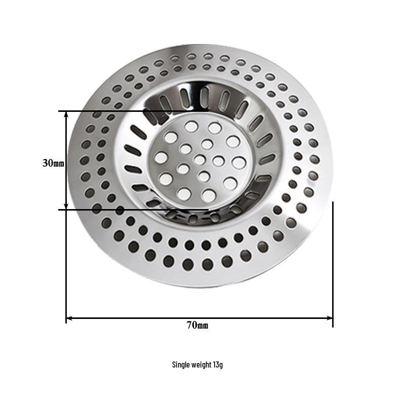 

Stainless Steel Anti-Clog Floor Drain Cover & Debris Filter for Bathroom/Kitchen Sewer