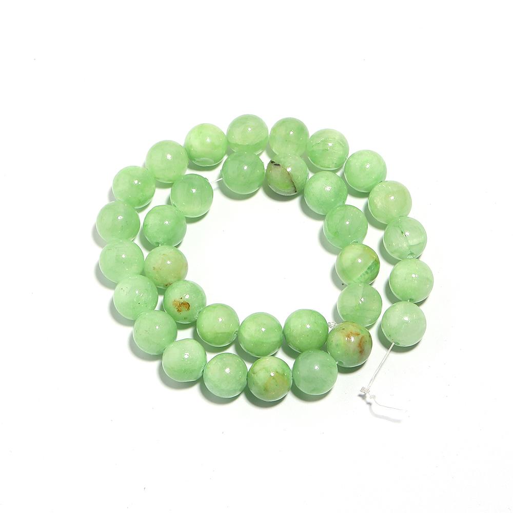 Natursteine Grüne Perlen Imitation Jade Jaspis Runde Lose Abstandshalter Perlen Für Schmuckherstellung Armbänder Halskette 4/6/8/10/12mm