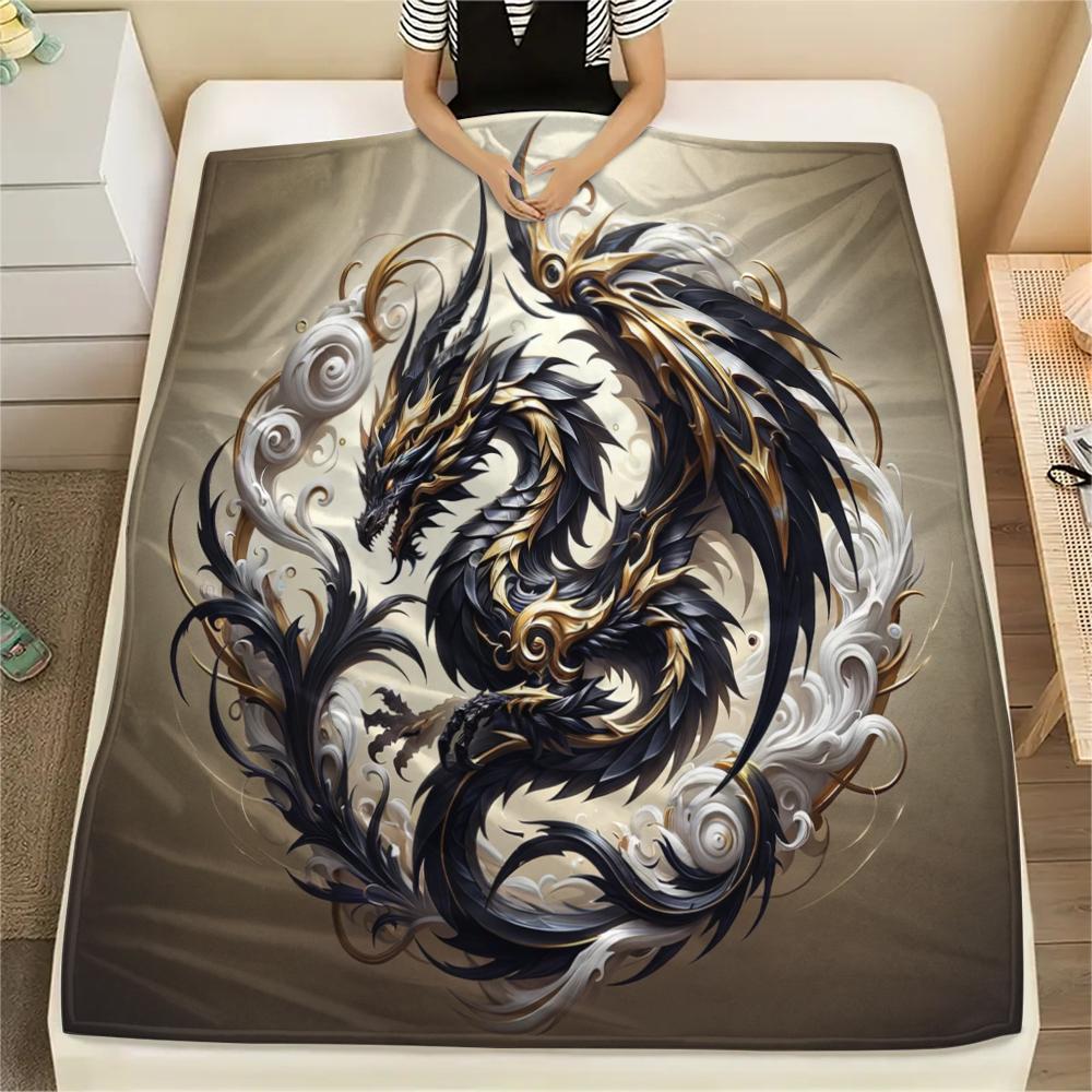 1 Pezzo Coperta in Flanella con Stampa Cartone Animato, Alta Qualità Confortevole per Tutte le Stagioni, Decorazione per la Casa, Calore e Comfort, Perfetta per Regalo di Natale Compleanno