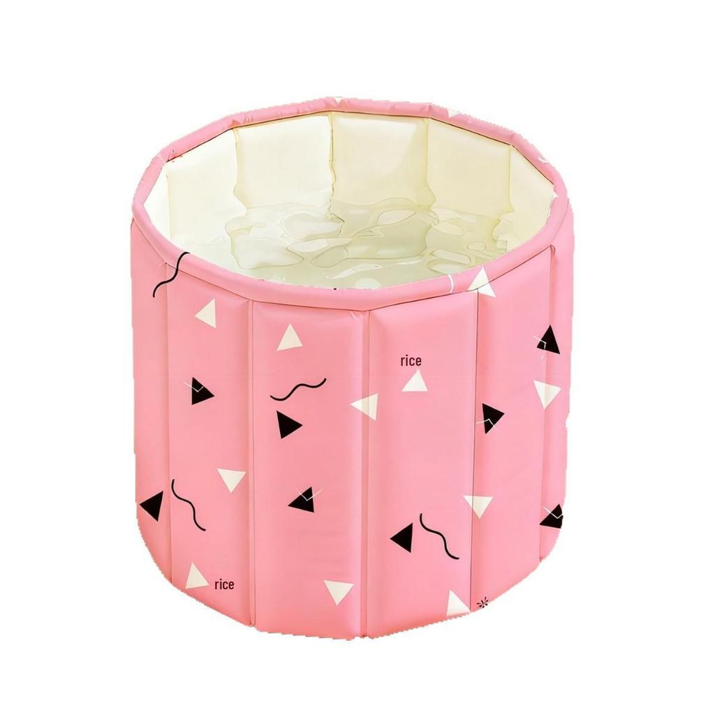 Foldable Bath Tub: Adult & Child Enlarged, Thickened for Full-Body Bathing & Baby Swimming